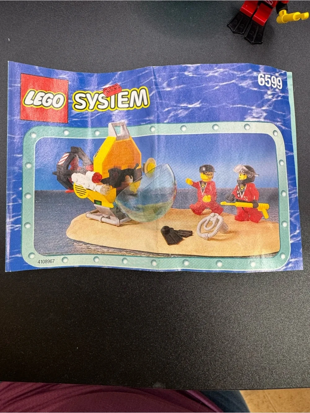 Vintage LEGO Town Divers Shark Attack 6599 Near Complete Set Retired 1997 - Picture 4 of 10